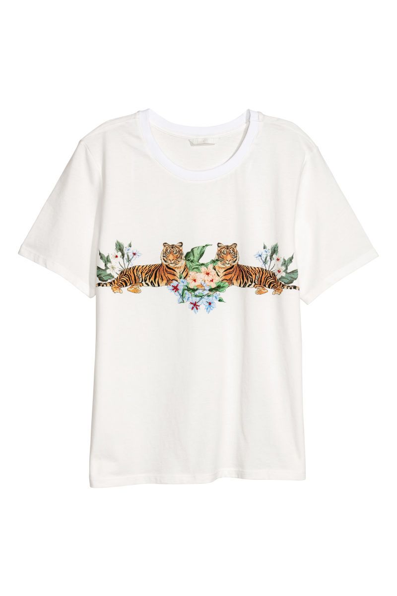 H&M T-shirt with Appliqué $14.99 | H&M (US)