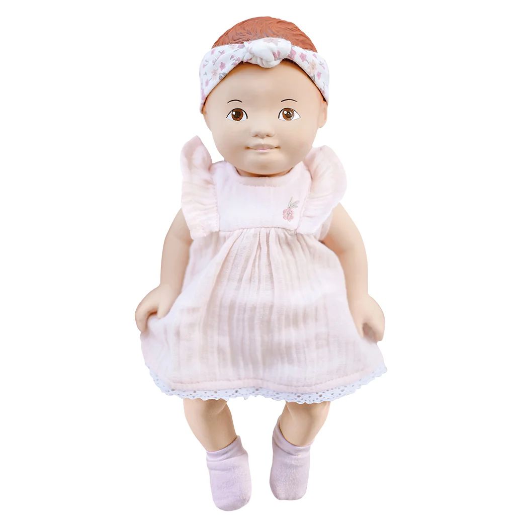 Baby Rheya Natural Rubber Baby Doll | Tikiri Toys