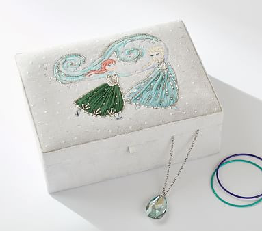 Disney Frozen Anna & Elsa Jewelry Box | Pottery Barn Kids