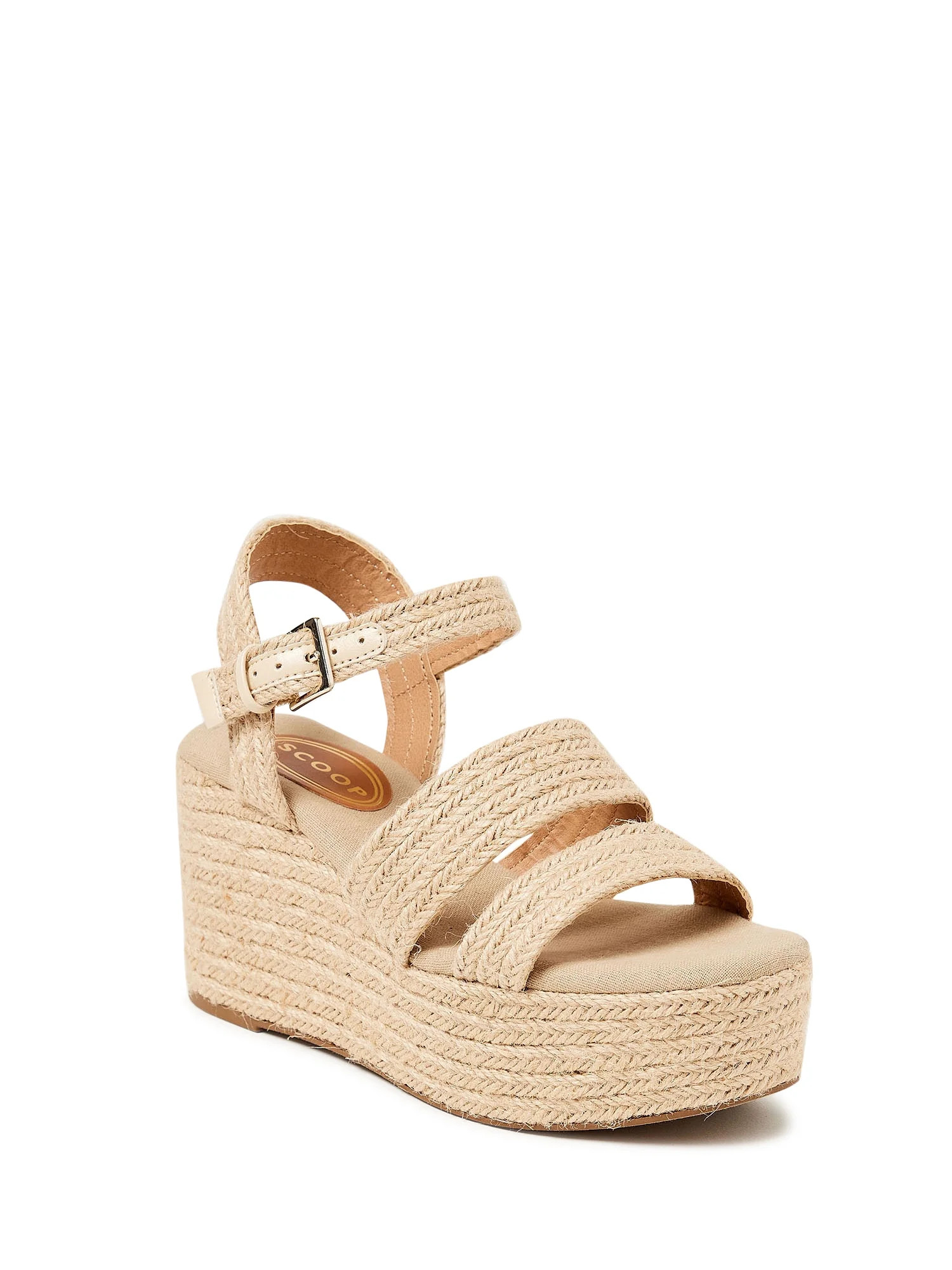 Scoop Jute Wrapped Wedge Sandal | Walmart (US)