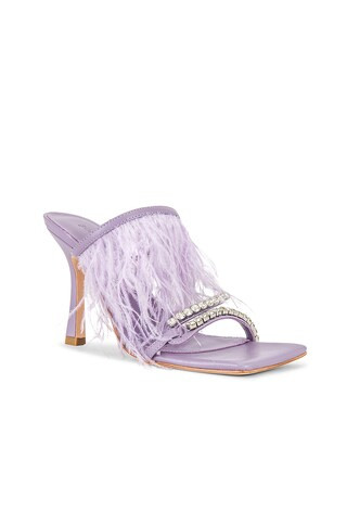 Song of Style Feather Heel in Purple from Revolve.com | Revolve Clothing (Global)
