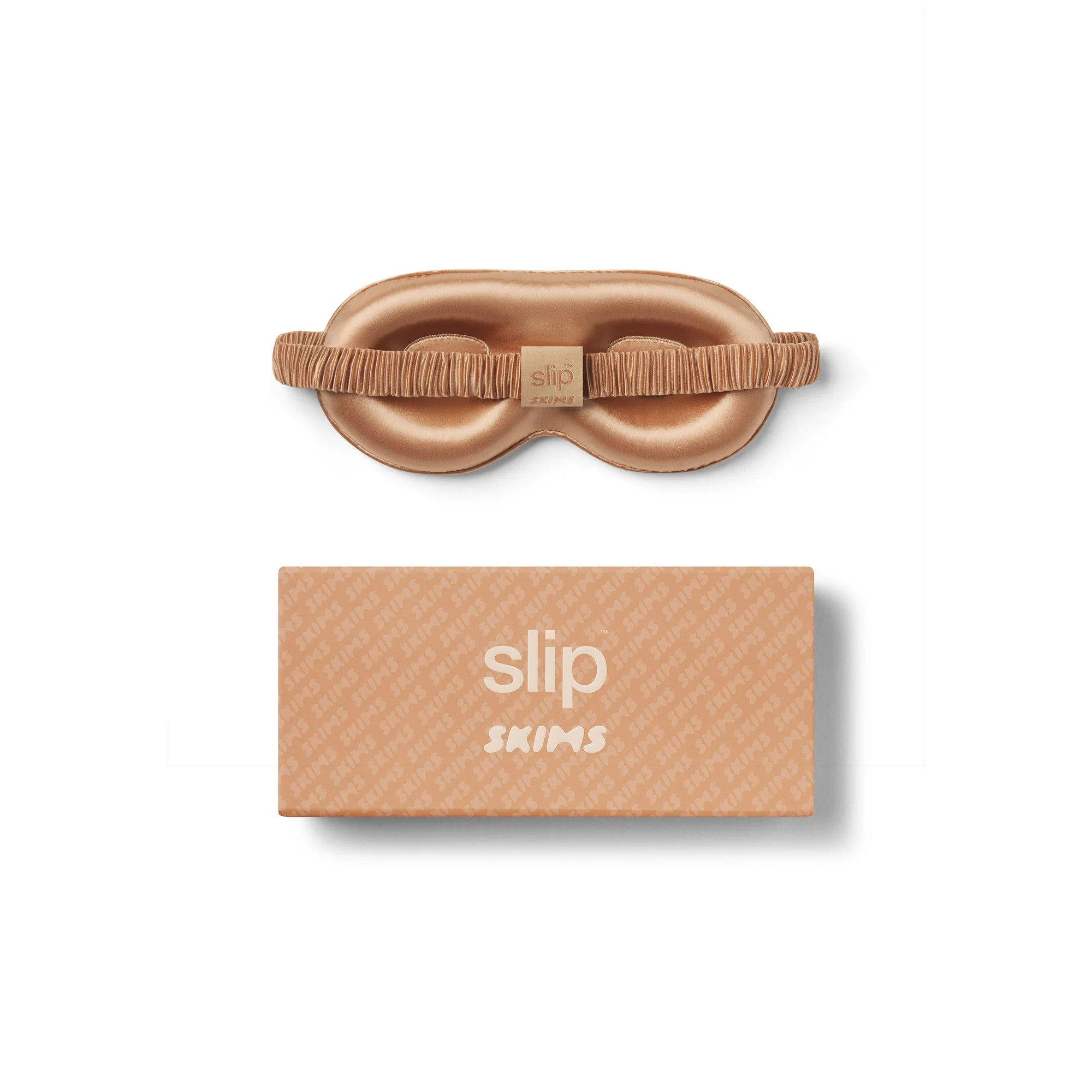 SLIP X SKIMS PURE SILK CONTOUR SLEEP MASK | CLAY | SKIMS | SKIMS (US)