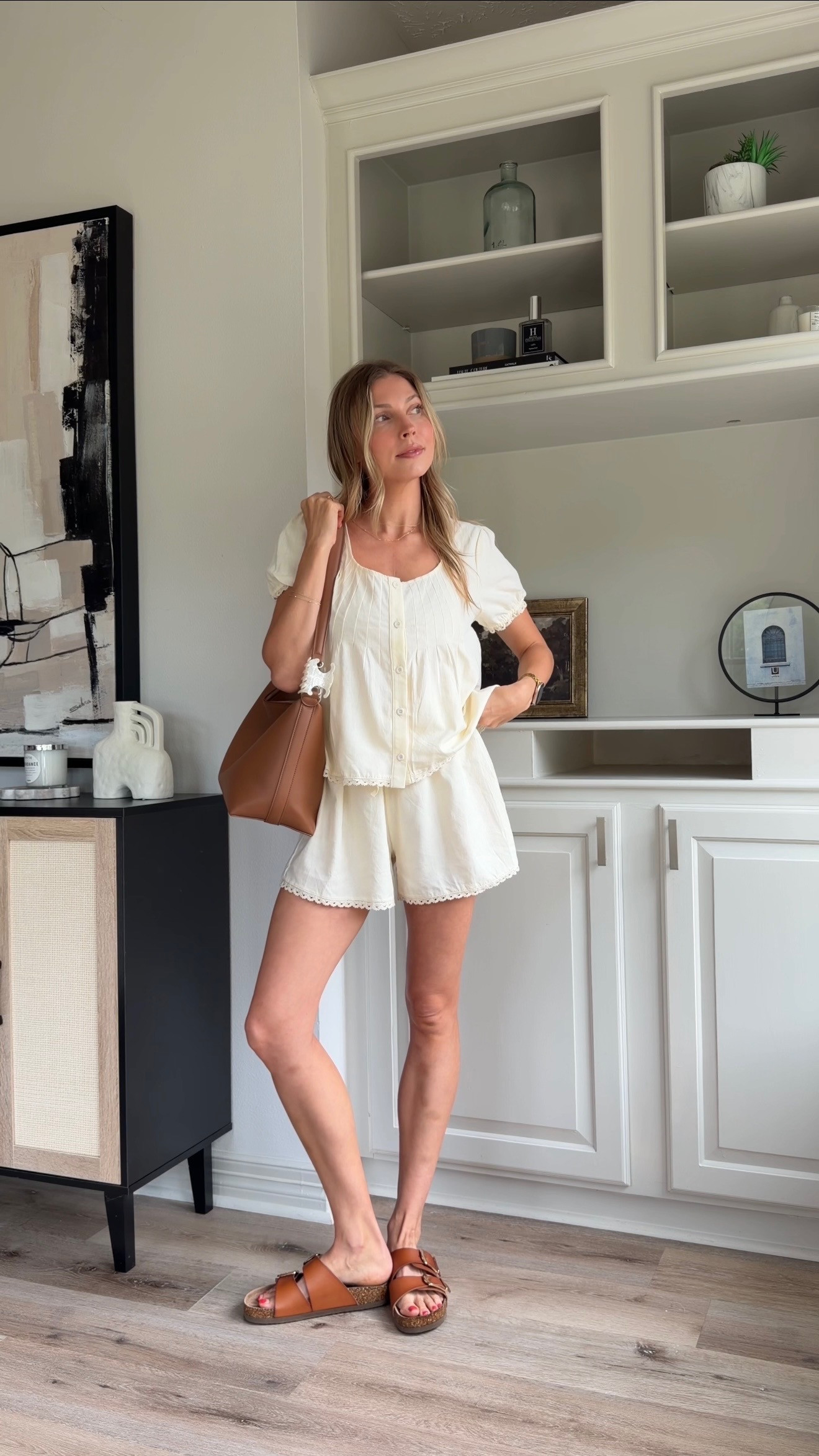 The prettiest yellow matching set for summer! Perfect for nursing - super flowy. Wearing small  

 #LTKootd #LTKmomlife