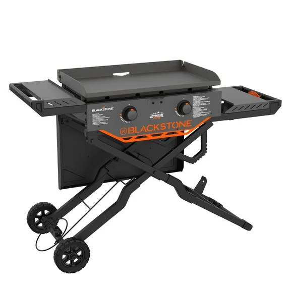 Blackstone Adventure Ready Outdoor Griddle, 2-Burner 28" Propane Flat Top Grill with Flex-fold Le... | Walmart (US)