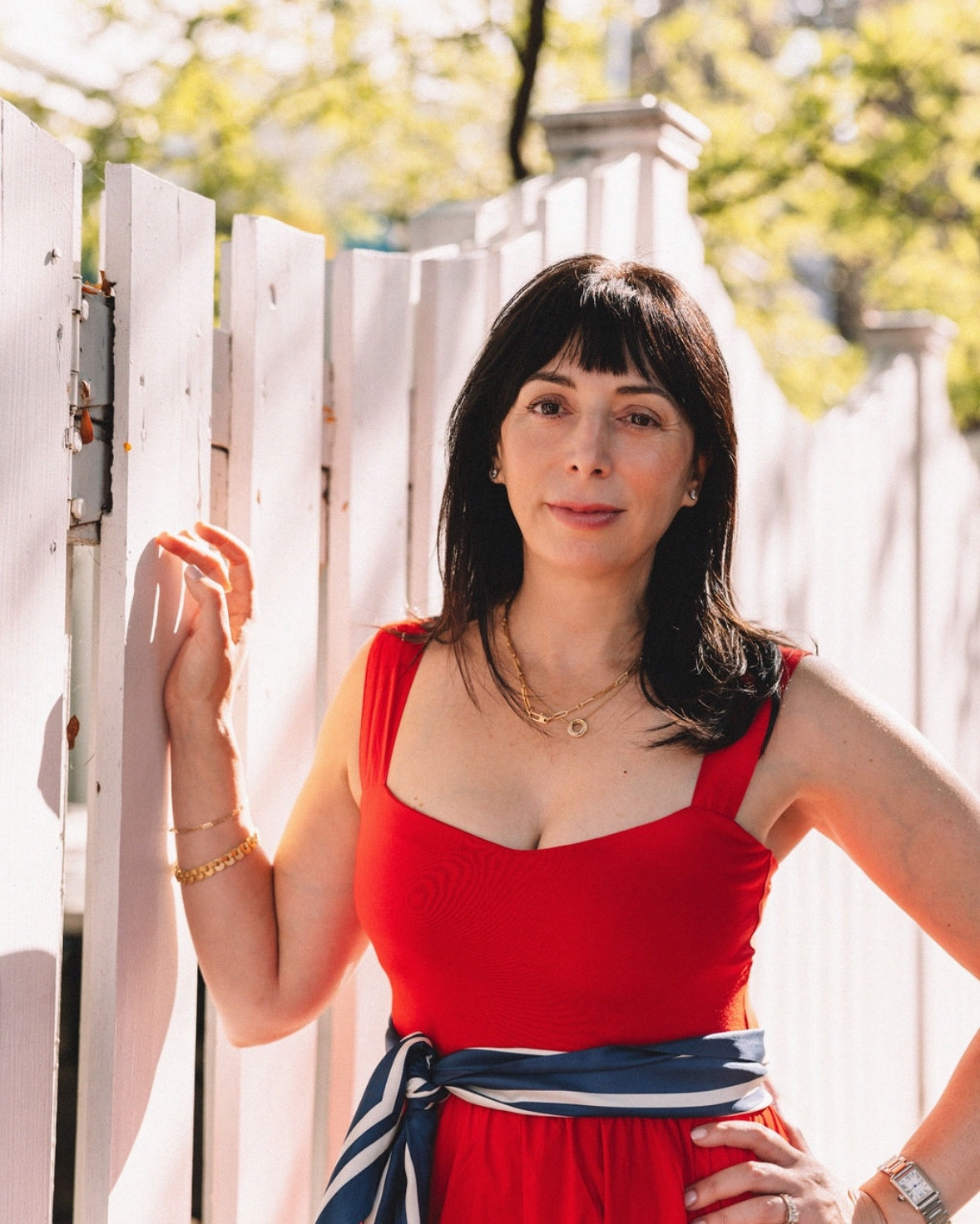 My favorite summer dress, which I wore repeatedly in cream, is now available in red. I jumped at the chance to buy it, knowing I would wear it again next year. The blue scarf was originally in my hair, but I styled it around my waist on a whim and loved how it turned out. I am wearing a size small. @JCrew #injcrew #ad #sponsored 


#LTKSeasonal #LTKOver40 #LTKStyleTip