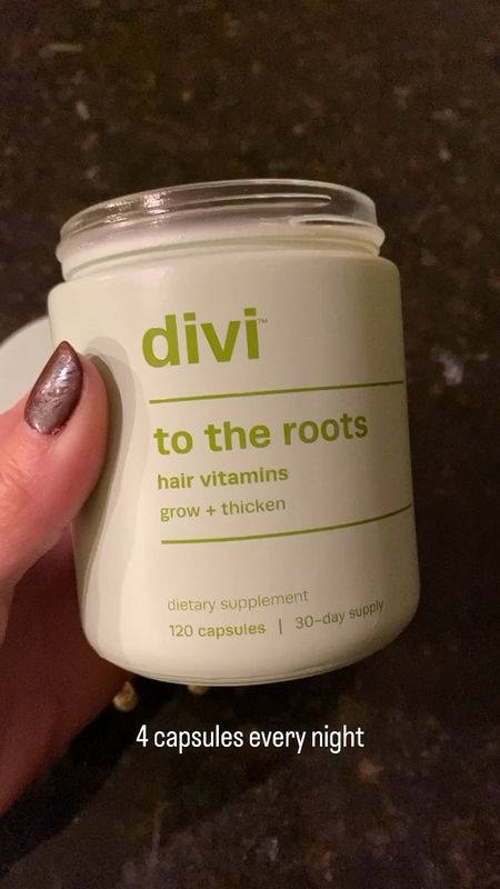 Divi hair vitamins to promote hair growth & thickness. 4 capsules daily. @diviofficial

#LTKbeauty