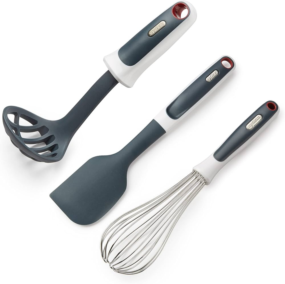 Zyliss Mini Masher & Scoop, Mini Whisk & Does It All Spatula - Dishwasher-Safe Food Masher, Small... | Amazon (US)