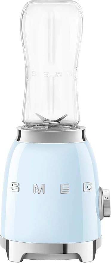 Smeg PBF01PBUK Retro 50’s Style Personal Blender, 2 x Bottles-To-Go, 2 Speed Settings, 600ml, 3... | Amazon (UK)