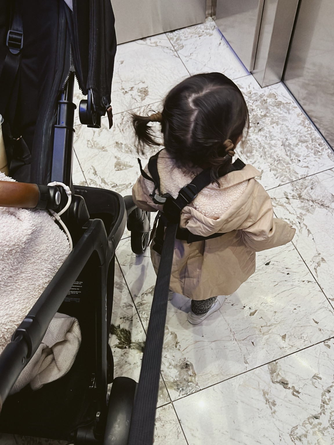 If you have a little one like me who likes to run off lol definitely recommend getting a toddler leash. Keeps everyone safe, especially now that I have two kids to keep track of when I’m out and about. 

#LTKfamily #LTKbump #LTKbaby