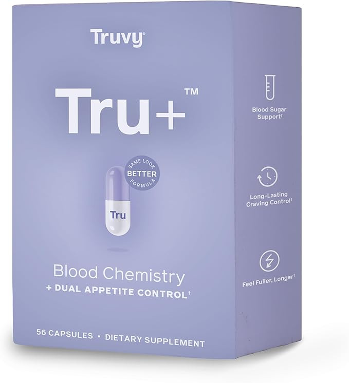 Tru+ Dual Appetite Suppressant for Weight Loss - 30-Day Kit - Blood Chemistry - Food Dietary Supp... | Amazon (US)