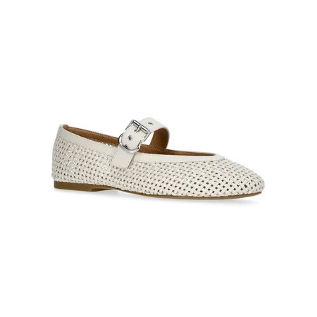 Free Assembly Women s Woven Mary Jane Ballet Flats | Walmart (US)
