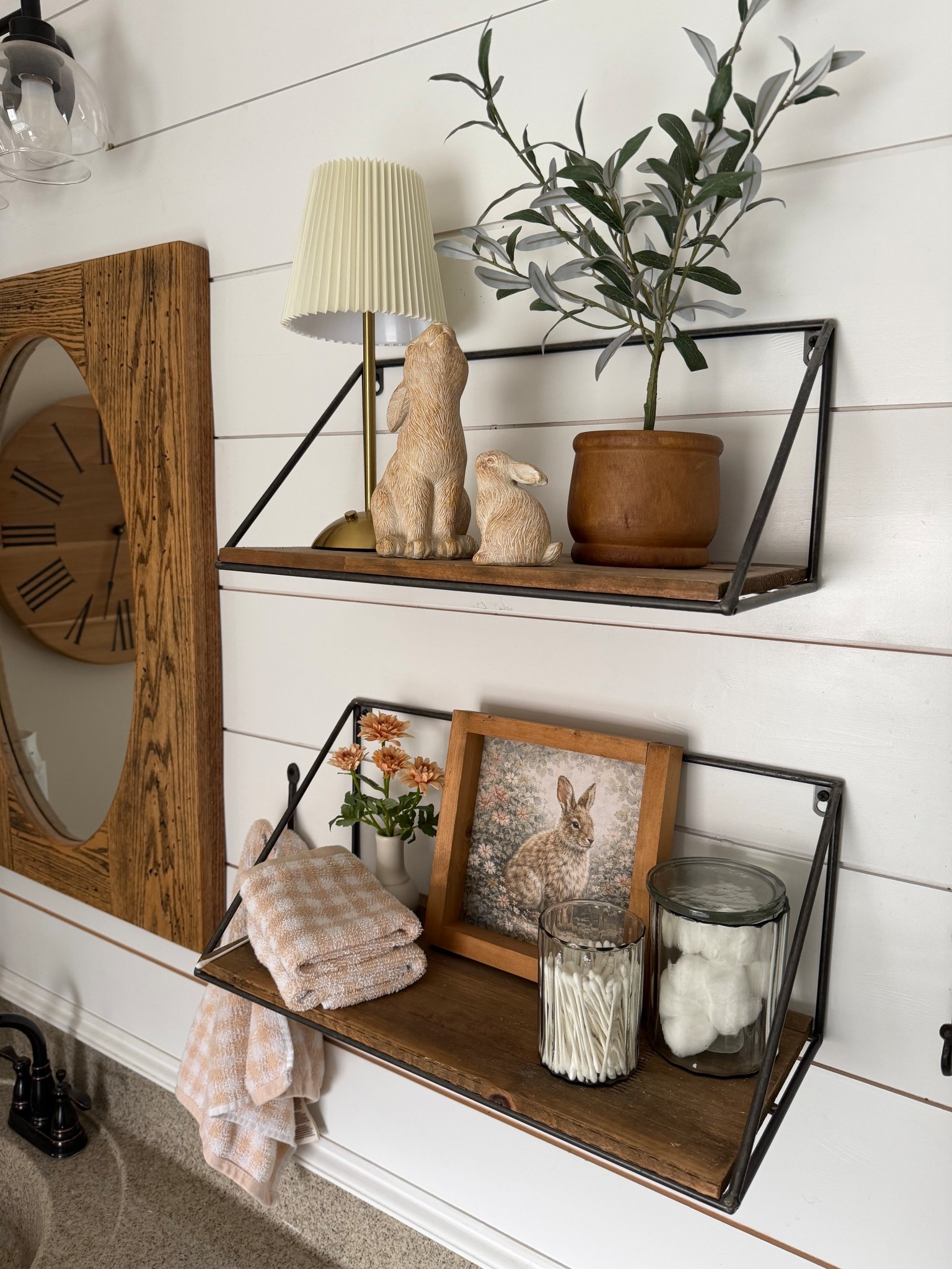 Spring bathroom shelfies 🌿🐰

#LTKHome #LTKdayinmylife #LTKSeasonal