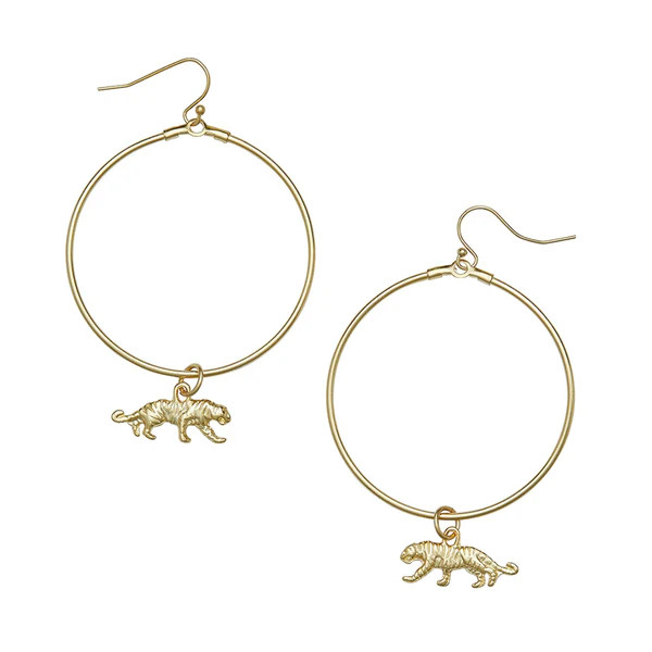 Tiger Loop Earrings | Susan Shaw
