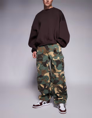 Liquor N Poker camo baggy cargos in multi | ASOS | ASOS (Global)