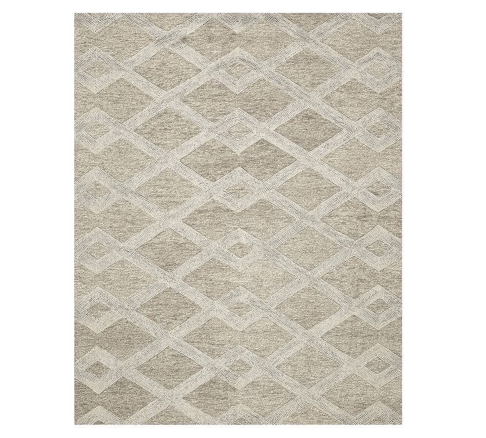 Chase Textured Hand-Tufted Wool Rug | Pottery Barn (US)