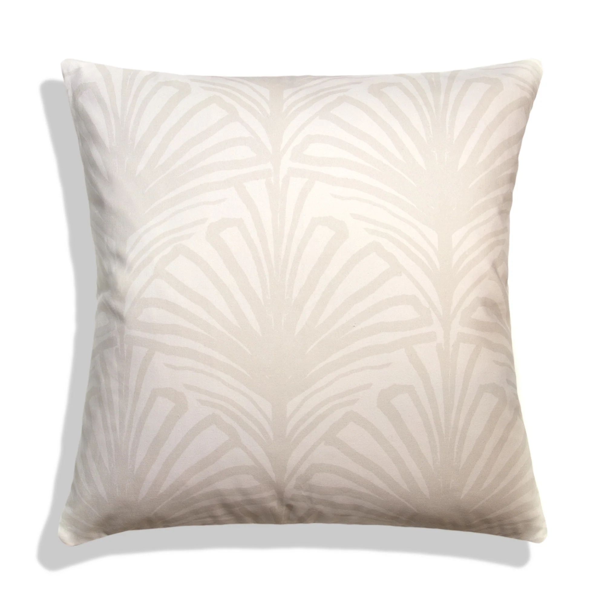 Pepper Home | Beige Palm Pillow | Pepper