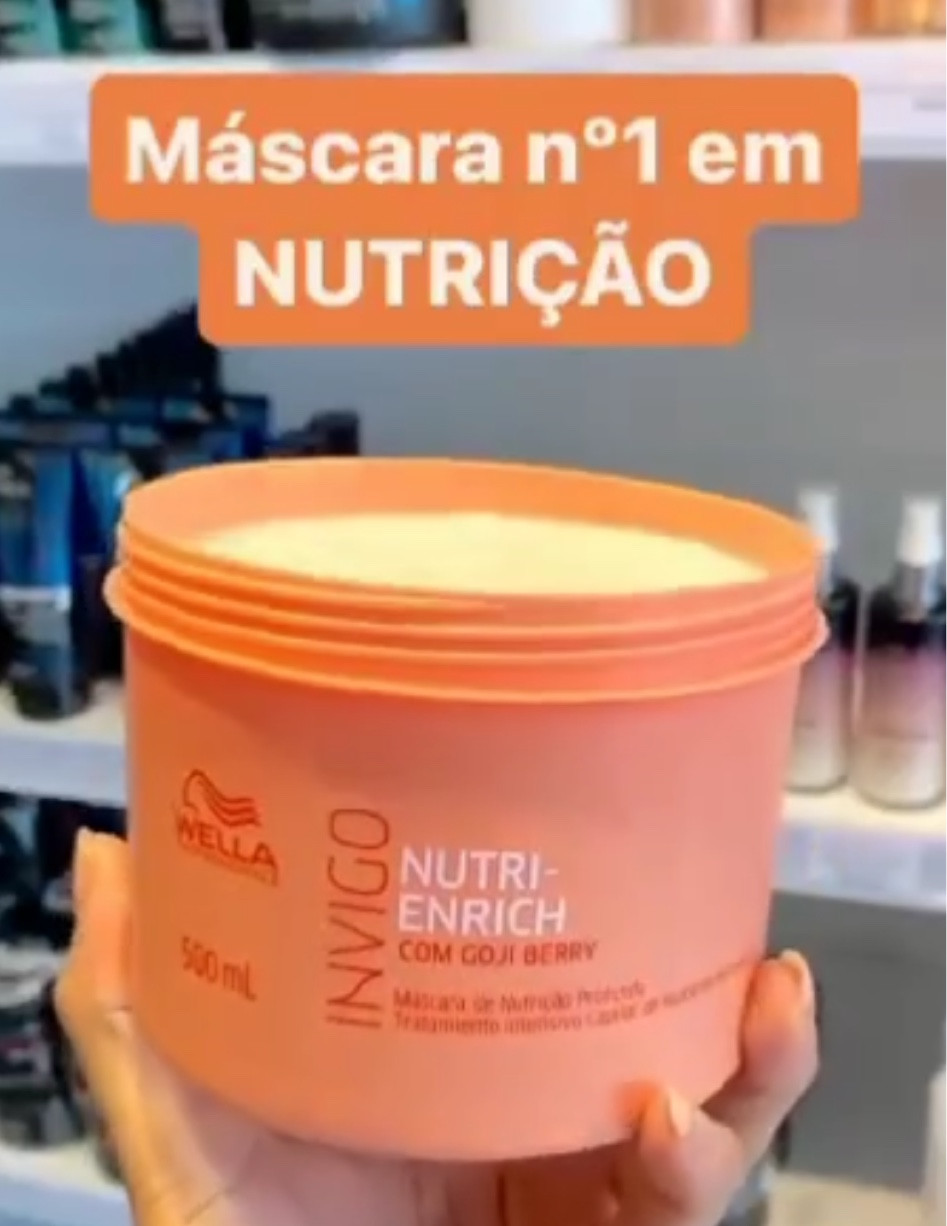 Máscara de 500 ml 
 Wella Professionals Invigo Nutri Enrich 500 ml ‼️‼️‼️‼️🥹
R$160,90

#LTKtravel #LTKbrasil #LTKsalealert