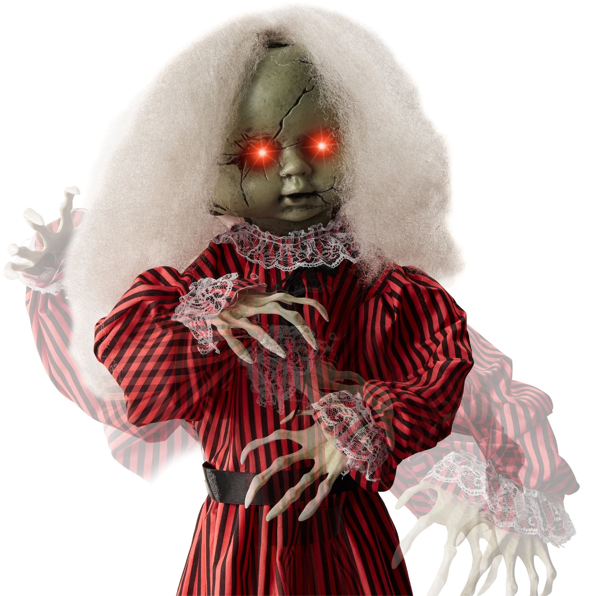 Best Choice Products Animatronic Roaming Doll Halloween Decoration, Haunted Holly Sound Activated... | Walmart (US)