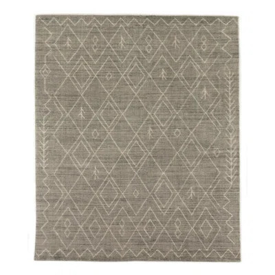 Arwen Rectangle Moroccan Hand-Knotted Area Rug in Taupe | Perigold