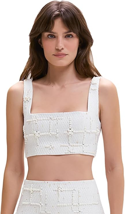 Amazon.com: PATBO, Pearl Tweed Top : Amazon Luxury | Amazon (US)