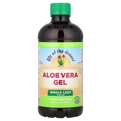Lily of the Desert Aloe Vera Gel, Whole Leaf Filtered, 32 fl oz (946 ml) | Target