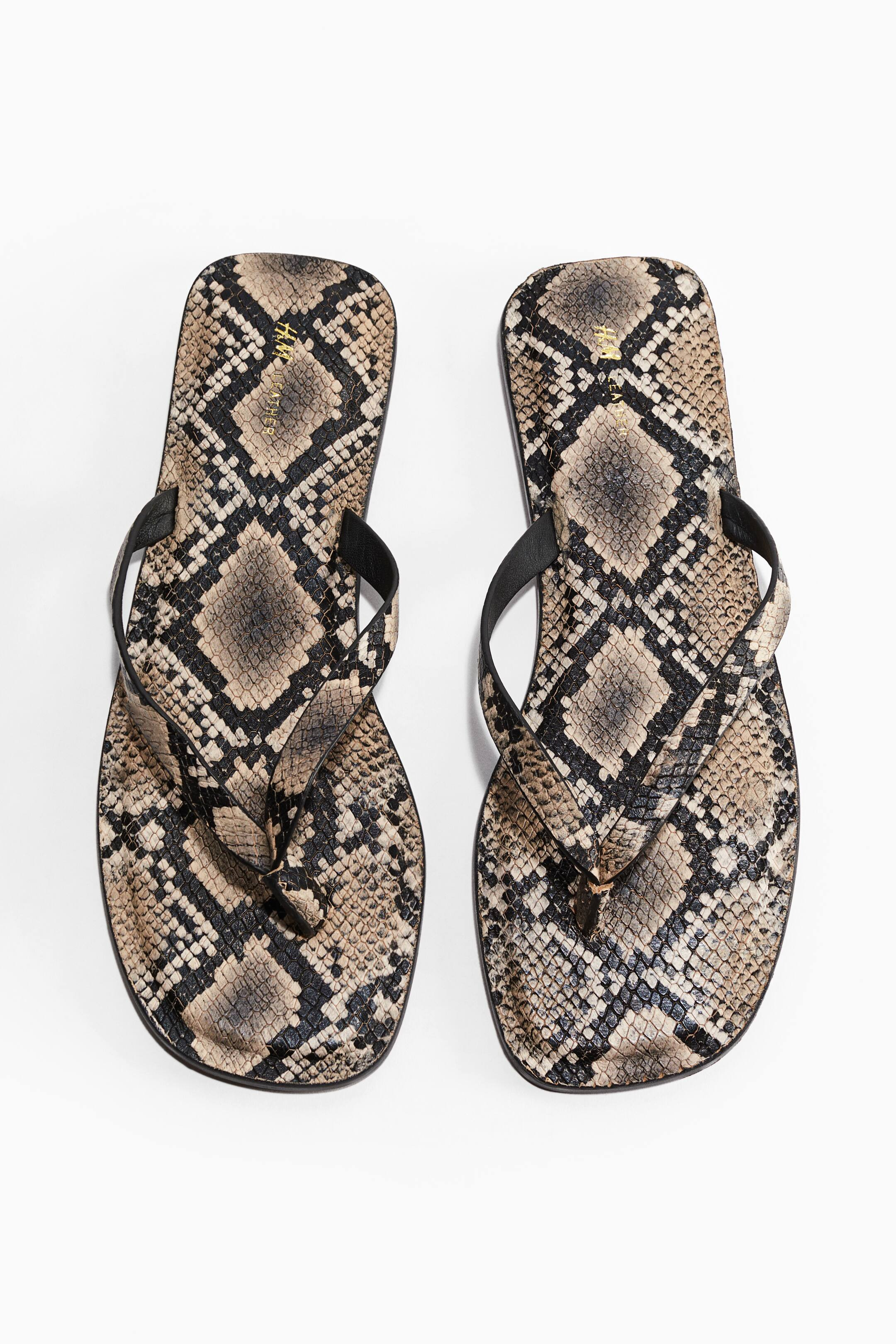 Leather flip-flops | H&M (UK, MY, IN, SG, PH, TW, HK)