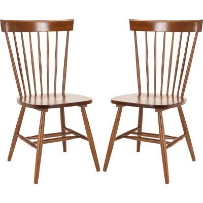 Parker 17"H Spindle Dining Chair (Set of 2)  - Safavieh | Target