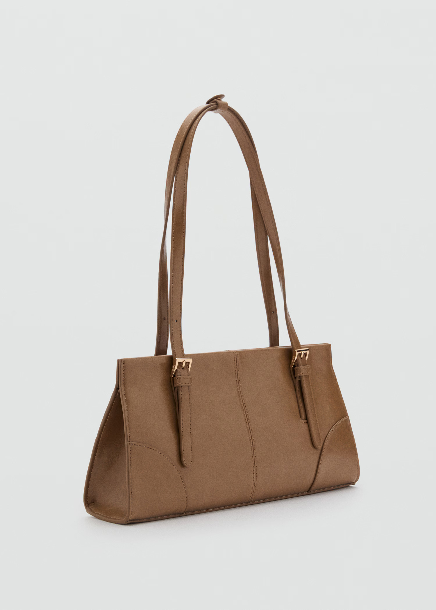 Shoulder bag with buckles - Women | MANGO United Kingdom | MANGO (UK)