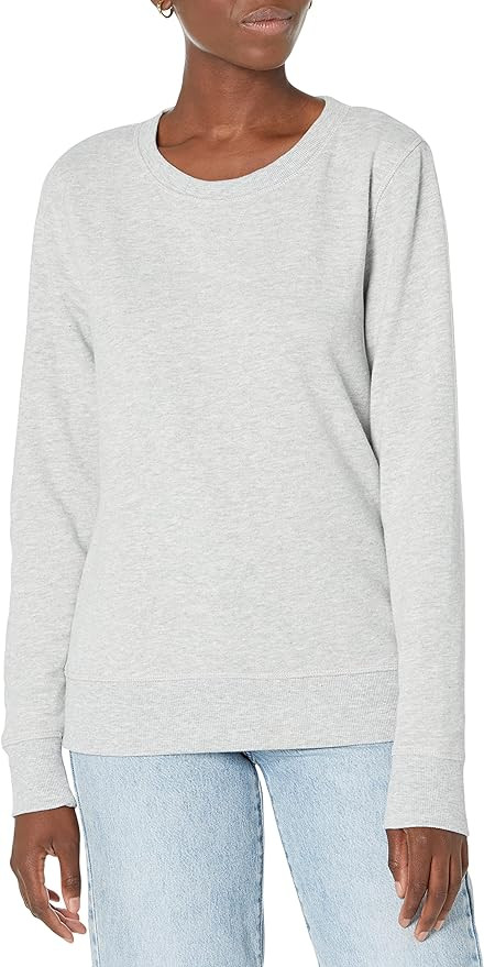 Amazon Essentials Women's Fleece Crewneck Long Sleeve Pullover Sweatshirt (Available in Plus Size... | Amazon (US)