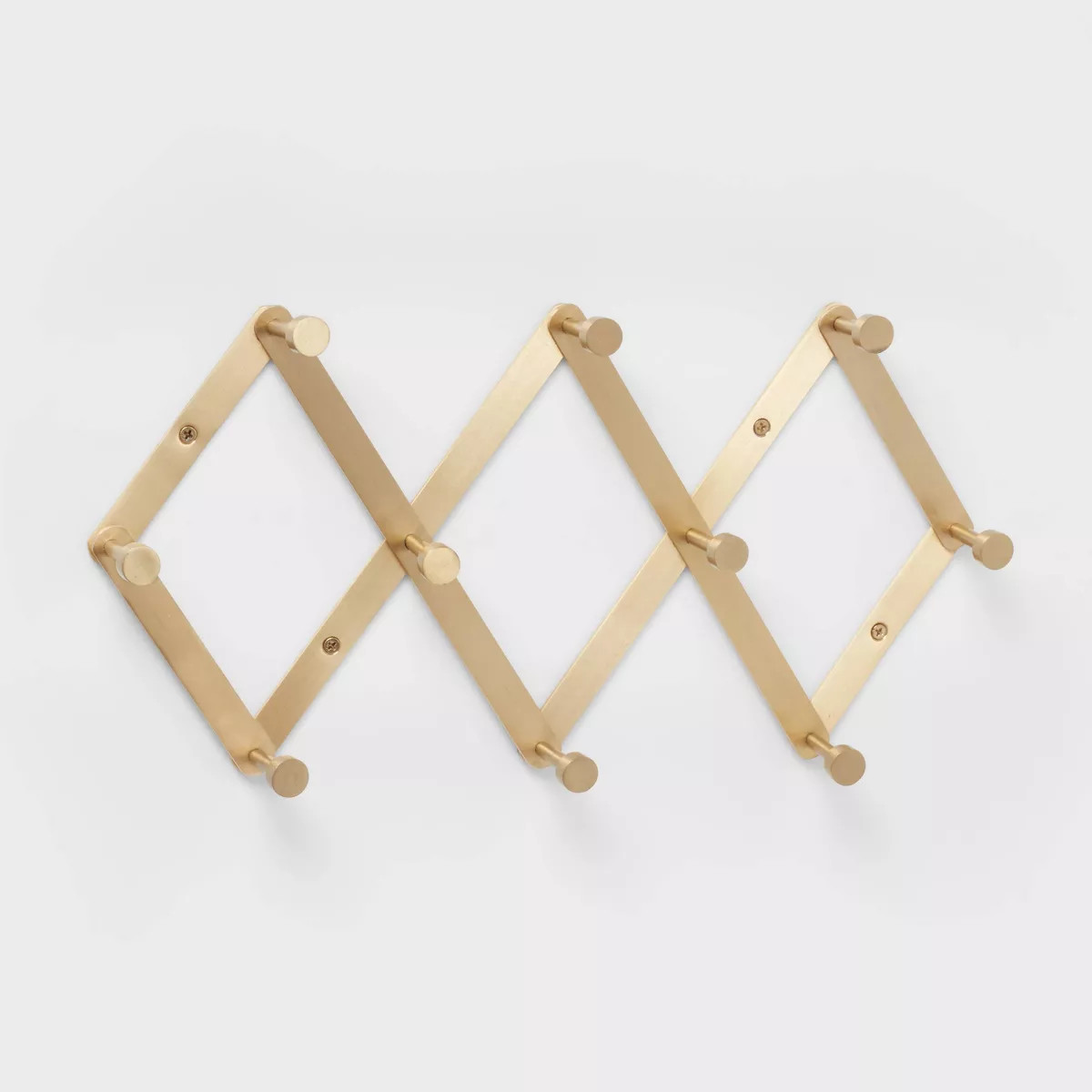 Accordian 10 Hooks Rail Gold - Brightroom™ | Target