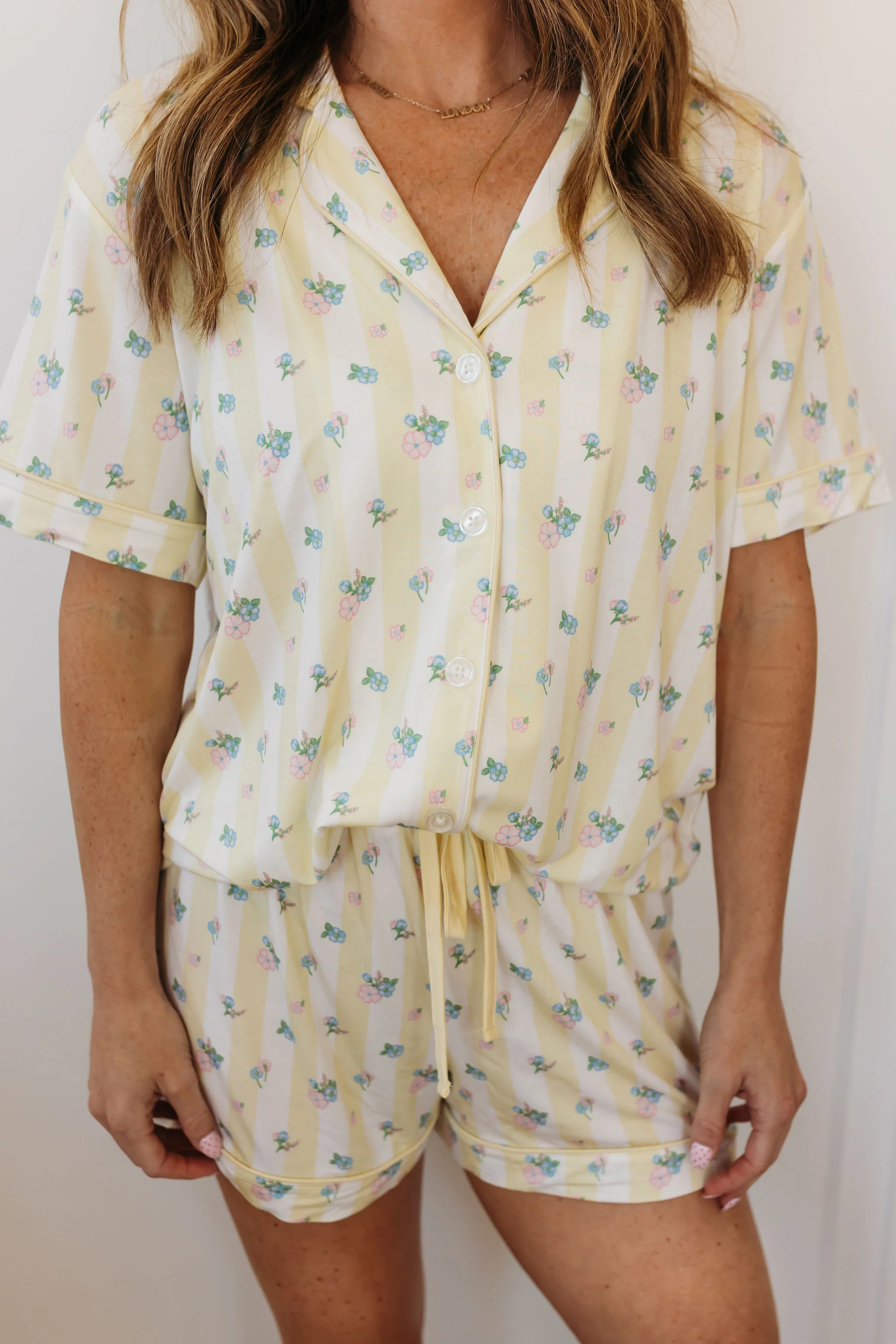 Harper Women’s Button Up Short Set | In My Jammers