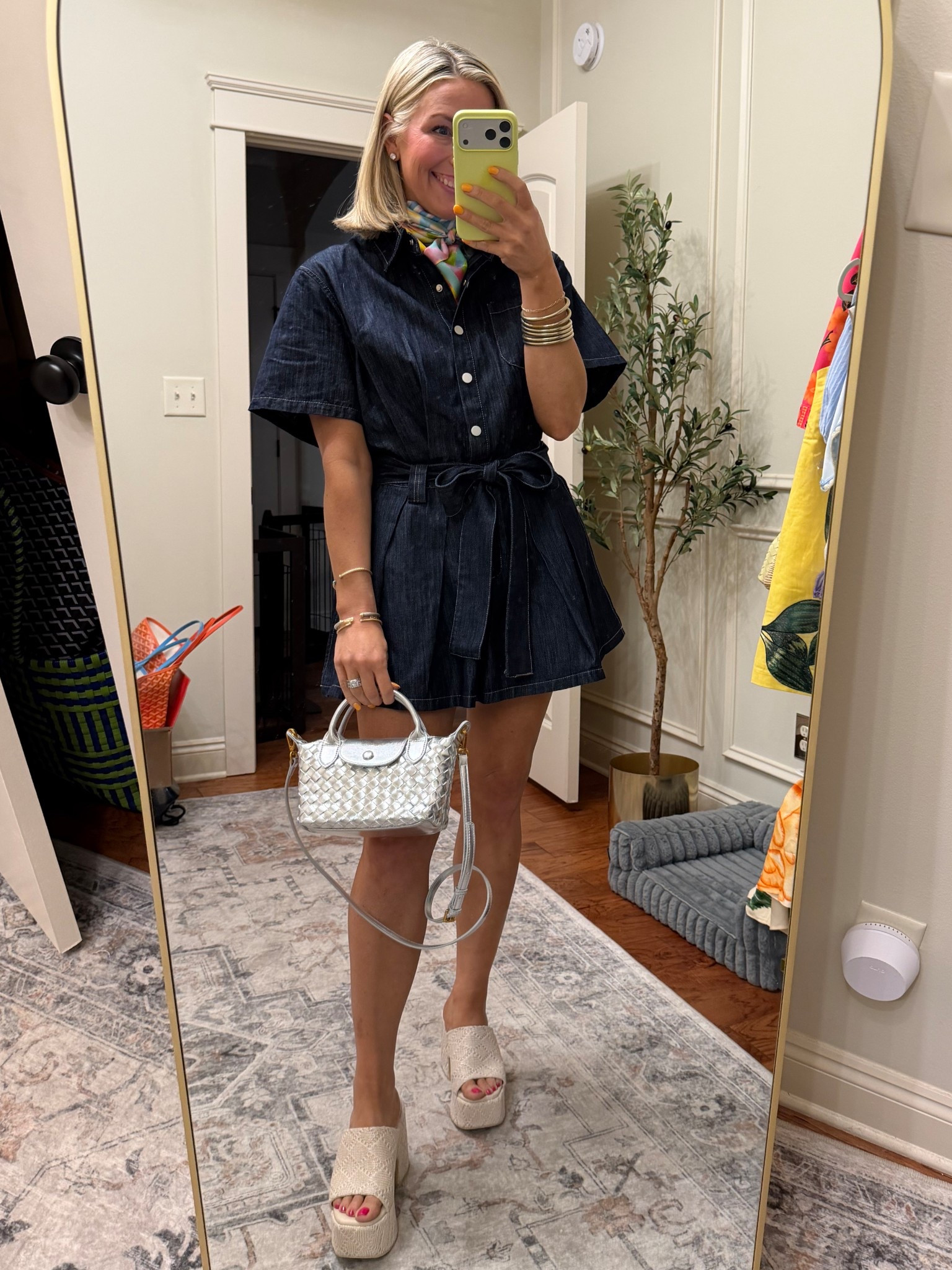 Date night with Doug!
Wearing size small in romper- code is Bobbi10
Scarf is story book scarves on IG- code is Bobbi 
Shoes are beach by Matisse 
Purse is sea Marie 

#LTKPetite #LTKootd