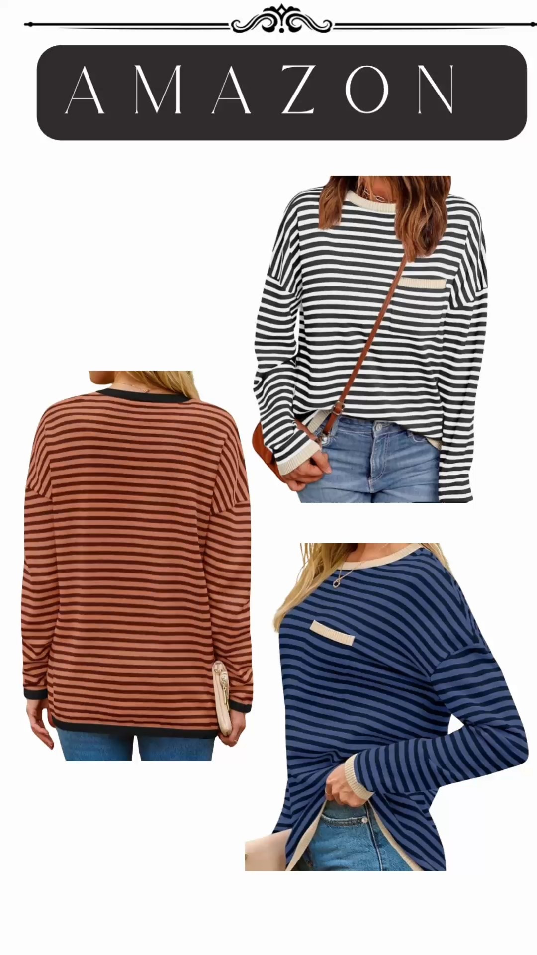 My favorite LILLUSORY Womens Striped Soft Knit Pullover Sweater with Chest Pocket! This is the  perfect sweater for winter into spring!  I have it in several colors and  true to size.
#sweater
#amazonfind
#amazonfashion

#LTKWorkwear #LTKSeasonal #LTKSaleAlert