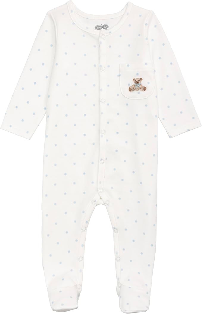 Mud Pie Baby Boy French Knot Dot Sleeper | Amazon (US)