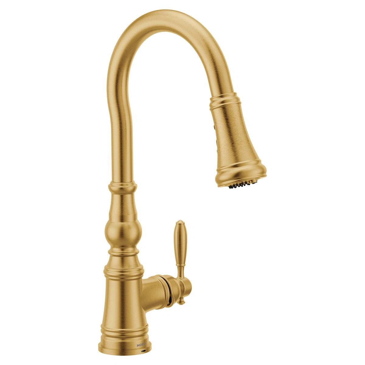 Brushed gold one-handle high arc kitchen faucet FS73004BG | Wayfair North America