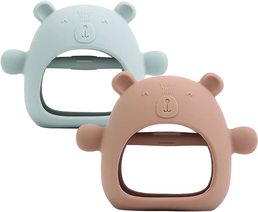 PandaEar Silicone Baby Teething Toys| Baby Hand Teether Mitten for Sucking Needs| Baby Chew Toys ... | Amazon (US)