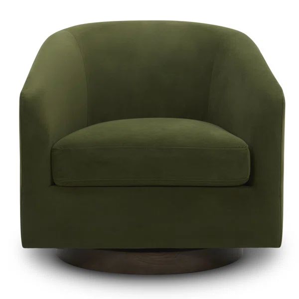 Bennett Upholstered Swivel Barrel Chair | Wayfair North America