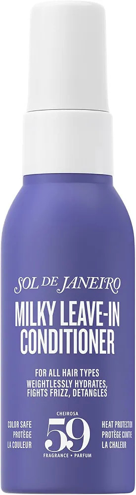 Sol de Janeiro Milky Leave-In Conditioner | Fights Frizz | Detangles | Heat Protection Spray For ... | Amazon (US)