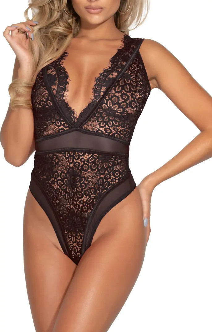 Eyelash Lace Teddy | Nordstrom Rack