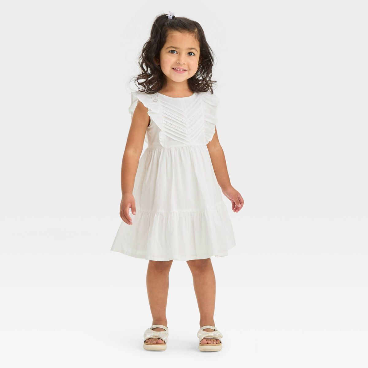 OshKosh B'gosh Toddler Girls' Lace Dress - White 5T | Target