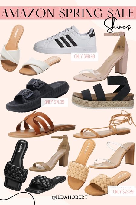 Amazon Spring Sale - shoes👠👡👢👟

Amazon fashion, affordable fashion, spring fashion, summer fashion, sandals, heels, adidas, slides, vacation, resort wear, spring break

#LTKsalealert #LTKfindsunder50 #LTKshoecrush