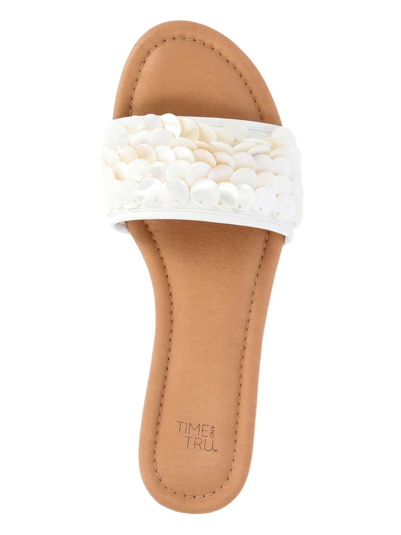 Time and Tru Women's Shell Slide Sandals | Walmart (US)