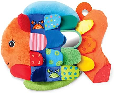 Melissa & Doug Flip Fish Soft Baby Toy - Flip Fish Baby Toy, Tag Toys For Babies, Tummy Time Toys... | Amazon (US)