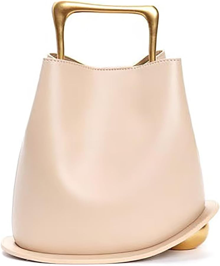 Women PU Leather Handbag Crossbody Shoulder Purse Top Handle Bucket Bag | Amazon (US)