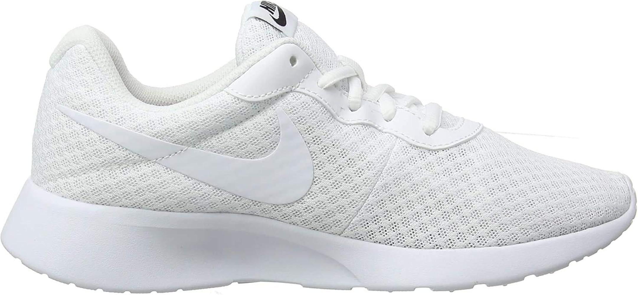 Nike Women's Low-Top Sneakers, White/White/Black, 9.5 | Amazon (US)