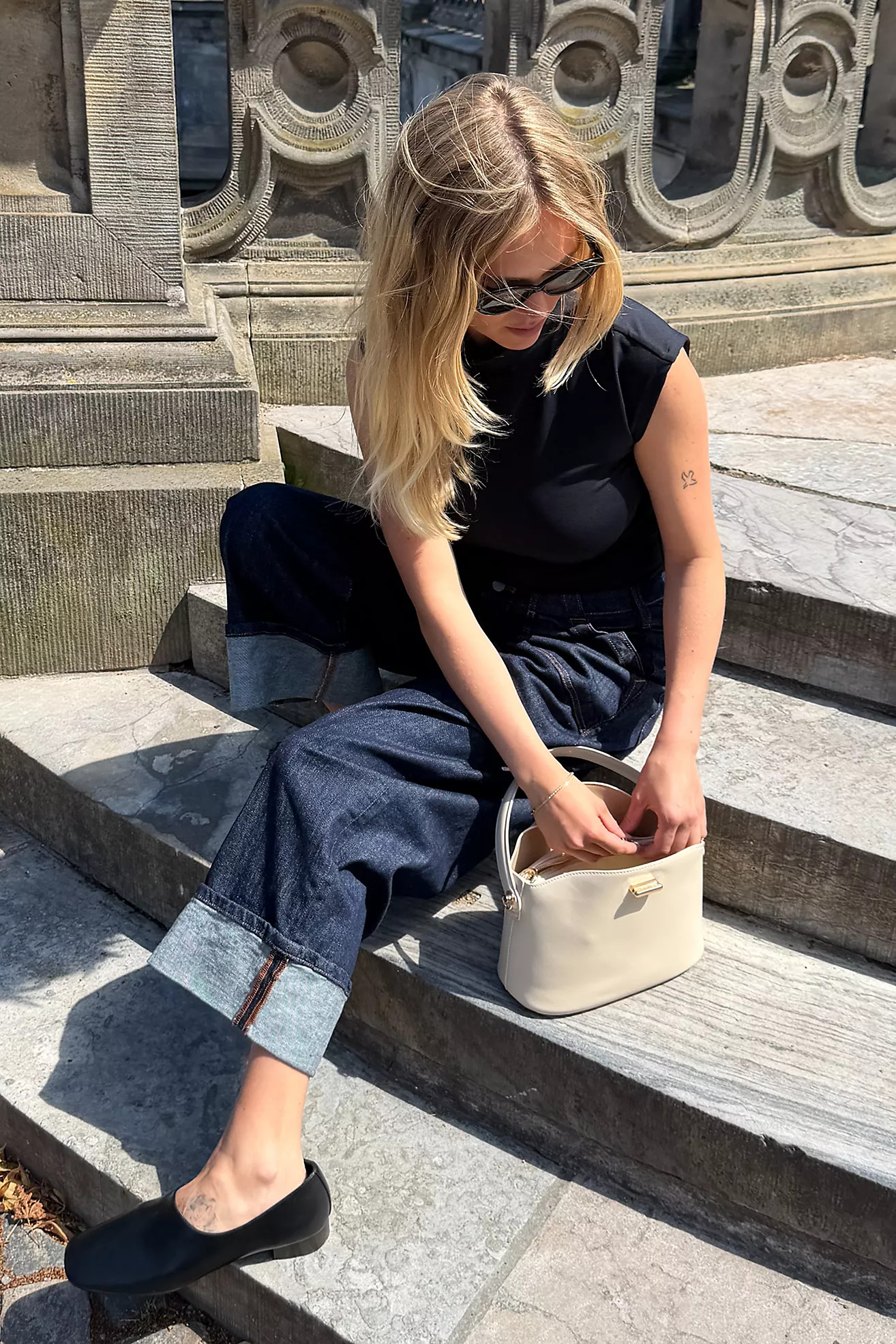 Pilcro Kayden High-Rise Carpenter Barrel Jeans | Anthropologie (US)