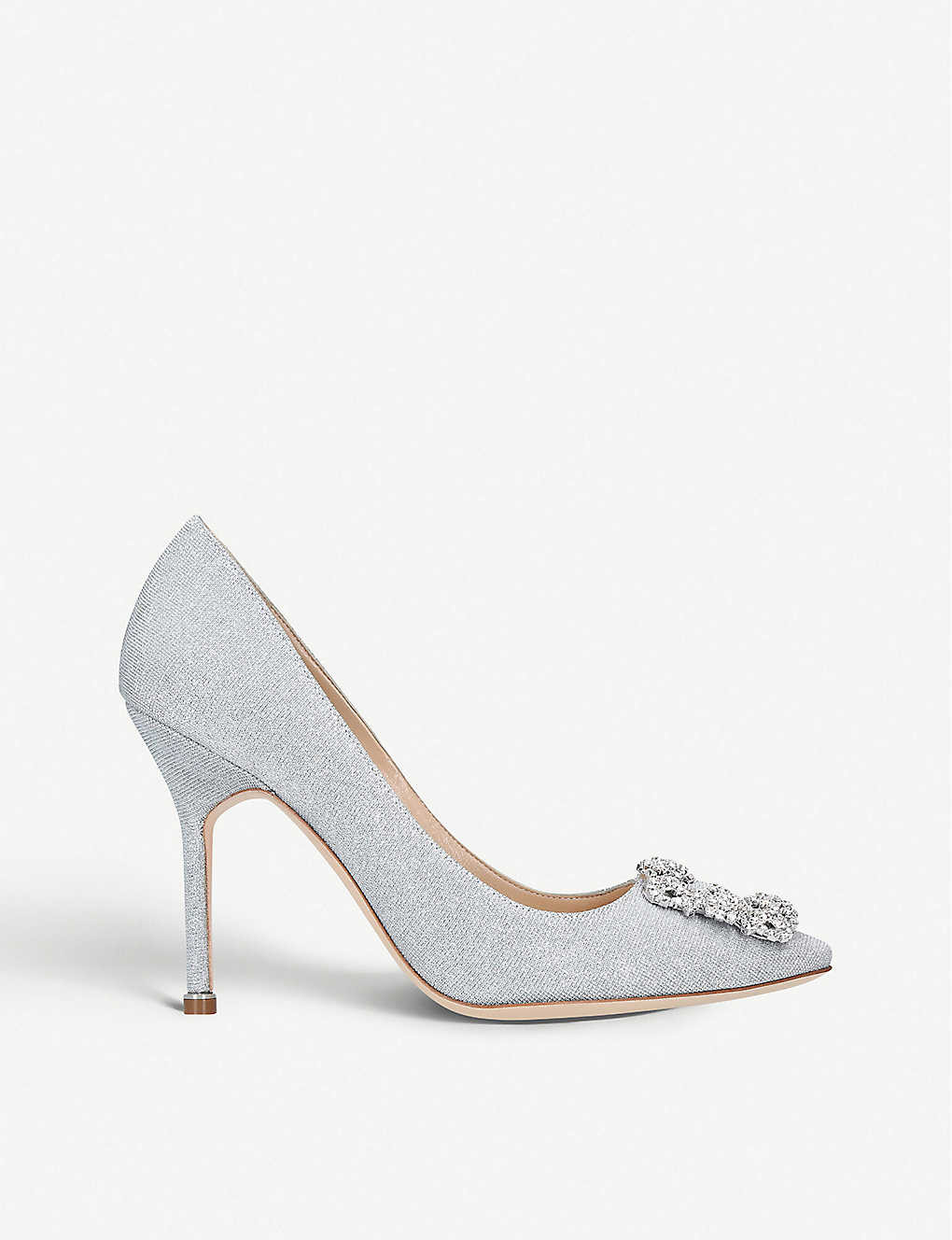 Hangisi 105 Notturno Bride Swarovski crystal-embellished courts | Selfridges