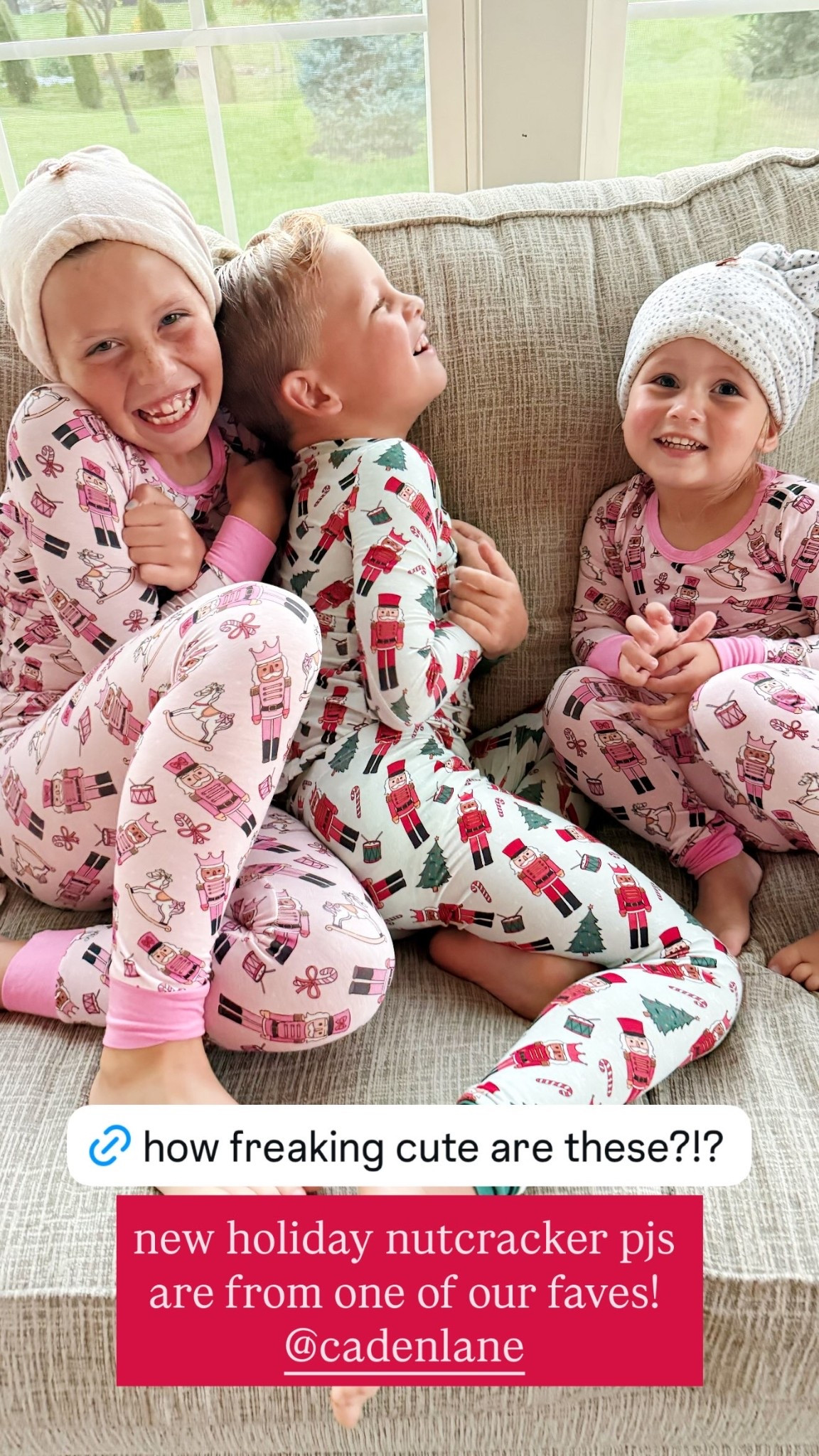 new holiday nutcracker pjs are from one of our faves! @cadenlane