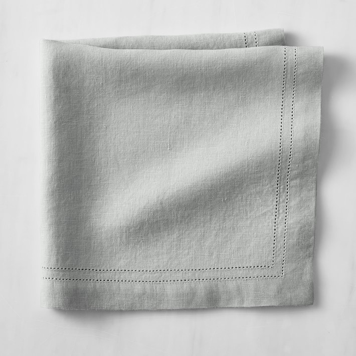 Linen Double Hemstitch Napkins | Williams-Sonoma