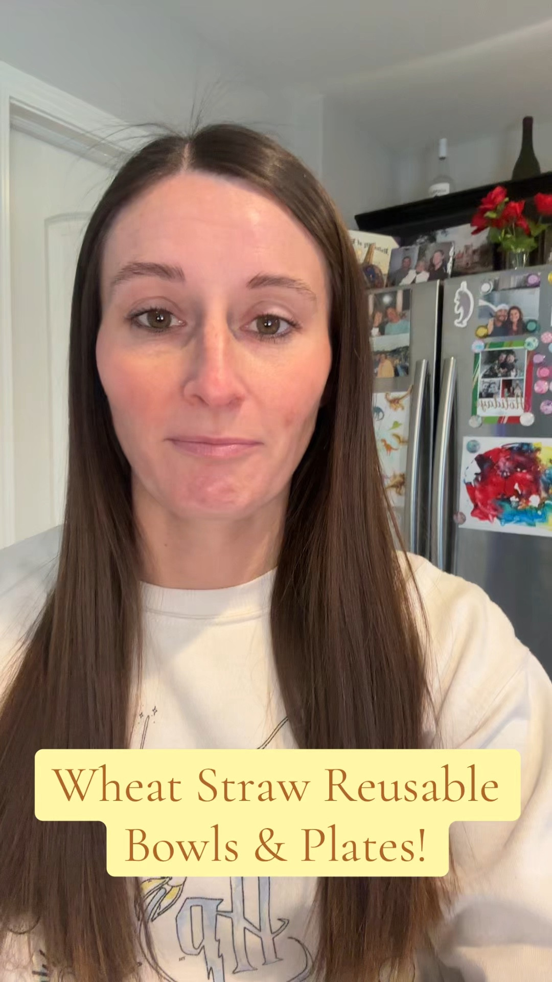 These bowls and plates are made of straw wheat so they do not hold the chemicals in them like other plastic bowls and plates do if they are microwaved a lot. My kids love these and have dedicated colors to each person 

#LTKKids #LTKFamily